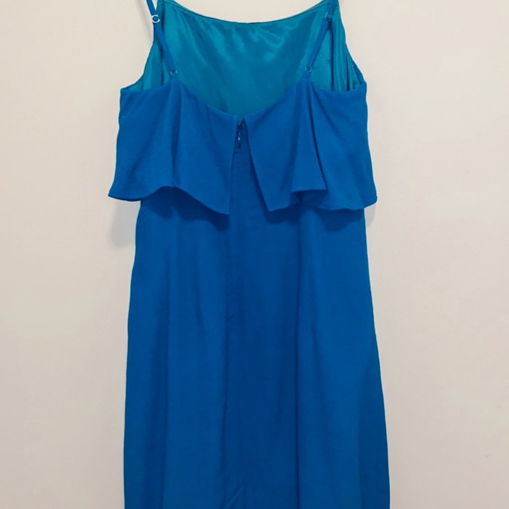 J. Crew Factory Tiered Cocktail Dress Sz 2 - Picture 5 of 6